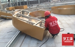 樓頂發(fā)光字制作如何做,復雜嗎?找哪個廠做比較靠譜呢?